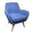 Armchair Velvet beech wood (73 x 78 x 87 cm)