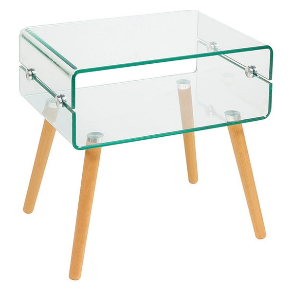 Side Table Beach Curved glass (55 x 40 x 55 cm)