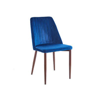 Dining Chair Dark Blue (46 x 57 x 86 cm)