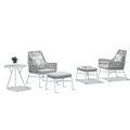 Garden furniture White (5 pcs)