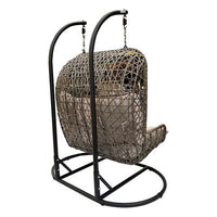 Hanging basket seat Swing synthetic rattan (160 x 100 x 205 cm)