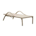 Sun-lounger Cala Beige synthetic rattan (190 x 76 x 60 cm)