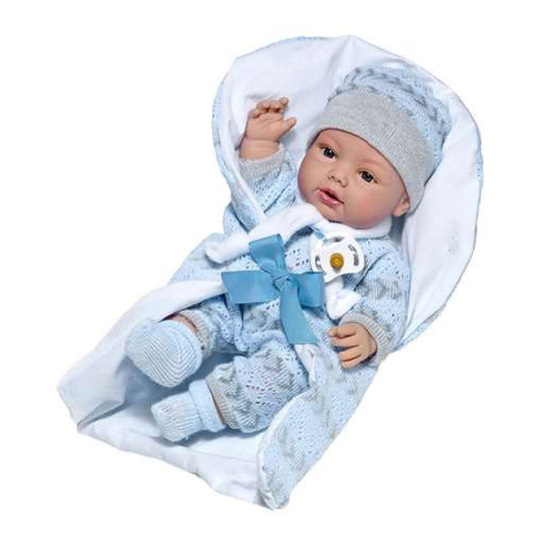 Baby Doll Rauber Blanket Blue (33 cm)