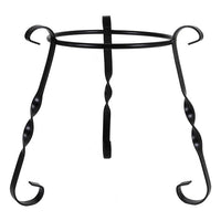 Flower Pot Stand Metal Black (ø 22,7 x 30,5 cm)