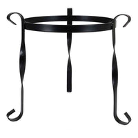 Flower Pot Stand Metal Black (ø 30 x33,5 cm)