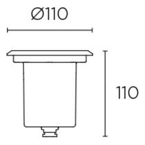 Built-in spotlight LEDS-C4 Aqua IP68 Immersible 50 W