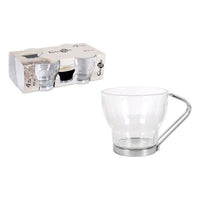 Piece Coffee Cup Set Glassic 100 cc Crystal (4 Pcs)