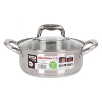 Casserole Quttin New Caesar Stainless steel With lid