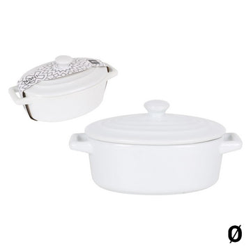 Saucepan La Mediterránea Nani Porcelain With lid Oval