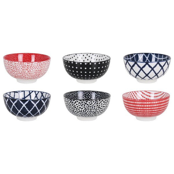 Set of bowls La Mediterránea Hana (ø 11 x 5,8 cm) (6 pcs)