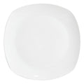 Plate set La Mediterránea Connor Porcelain White (4 Pieces) (25,5 x 25,5 x 2,5 cm)