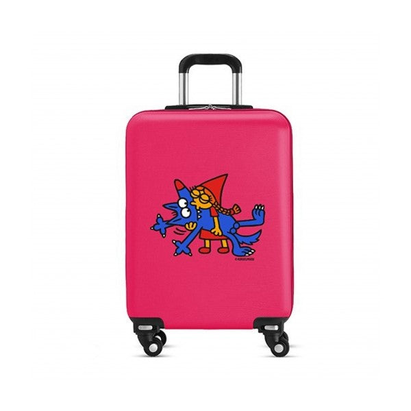 Cabin suitcase Kukuxumusu Caperucita Pink