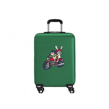 Cabin suitcase Kukuxumusu Moto Green