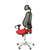 Office Chair with Headrest Socuéllamos P&C 350B21C Red