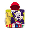 Poncho-Towel with Hood Mickey Mouse (60 x 120 cm)