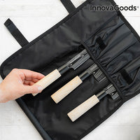 Set of Japanese Knives with Carrying Cover Damas·q InnovaGoods 4 Pieces