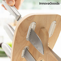 Set of Knives with Wooden Base Spartan InnovaGoods 7 Pieces