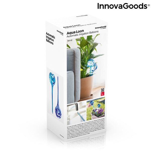 Automatic Watering Globes Aqua·loon InnovaGoods (Pack of 2)