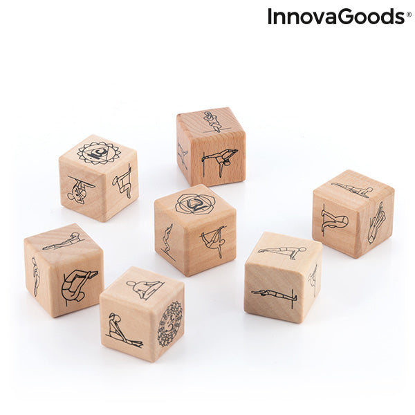 Yoga Dice Game Anandice InnovaGoods 7 Pieces