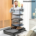 Foldable, Portable, Shelving Unit for Organising Luggage Sleekbag InnovaGoods