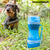 2-in-1 bottle with water and food containers for pets Pettap InnovaGoods