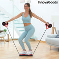 Abdominal Roller with Rotating Discs, Elastic Bands and Exercise Guide Twabanarm InnovaGoods