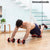 Abdominal Roller with Rotating Discs, Elastic Bands and Exercise Guide Twabanarm InnovaGoods