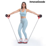 Abdominal Roller with Rotating Discs, Elastic Bands and Exercise Guide Twabanarm InnovaGoods