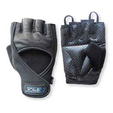 Weight Lifting Gloves Atipick Go-Gel Black