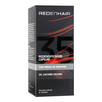 Hair Plumper with Coloured Fibres Redenhair Dark Brown