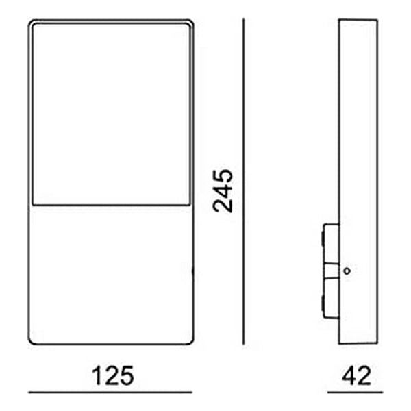 Wall Light Ledkia Atlanta LED A+ 3W 150 Lm (3000K Warm White)