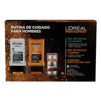 Men's Cosmetics Set Men Expert Hydra Energetic L'Oreal Make Up (3 Pieces)