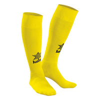 Football Socks Luanvi Pol Yellow Polyamide