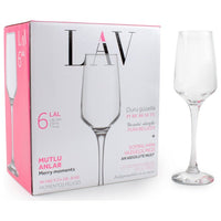 Champagne glass LAV Lal 230 cc (6 pcs)