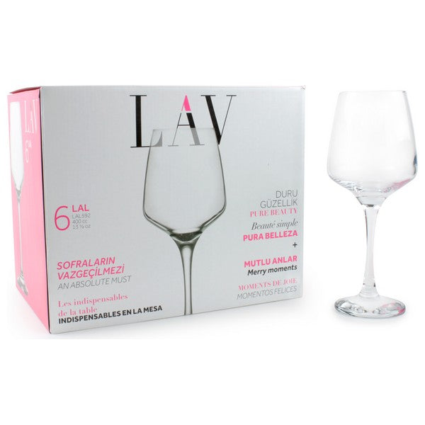 Wine glass LAV Lal 400 cc (6 pcs)