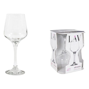 Set of cups LAV LAL Crystal 330 cc (4 Pieces)