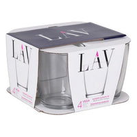 Set of glasses LAV Vega 34 cl (4 Pieces)