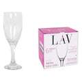 Set of cups LAV MISKET champagne Crystal 125 cc (6 Pieces)