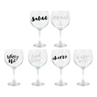 Wineglass LAV CHEERS Crystal Decorated 645 cc