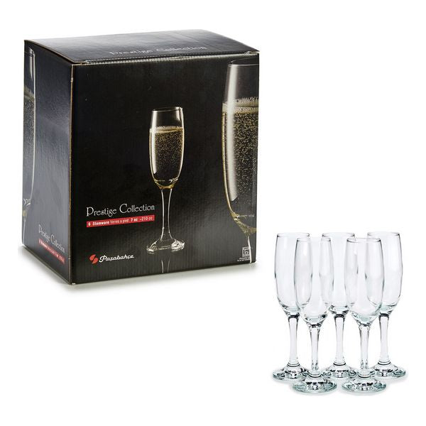 Champagne glass (6 Pieces) (6,4 x 21 x 6,4 cm)