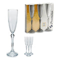 Champagne glass Glass 3 (3 Pieces) (6,5 x 25 x 25,5 cm)