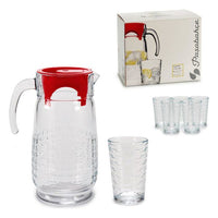 Set of glasses (15 x 24,5 x 29,5 cm) (7 Pieces) Jug