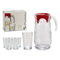 Set of glasses (15 x 24,5 x 29,5 cm) (7 Pieces) Jug