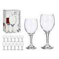 Set of cups Transparent Glass (12 pcs)