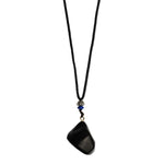 Collar Mujer Obsidiana Negra La Gemmes