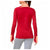 Women’s Long Sleeve T-Shirt Asics LS Winter 1/2 Zip Coral (Size l - us)