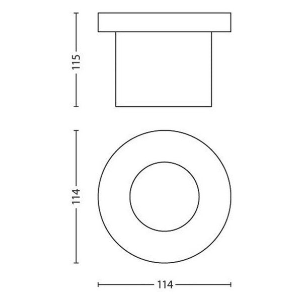 Foco LED Philips 3W 270 lm (Blanco Cálido 2700K - 3200K)