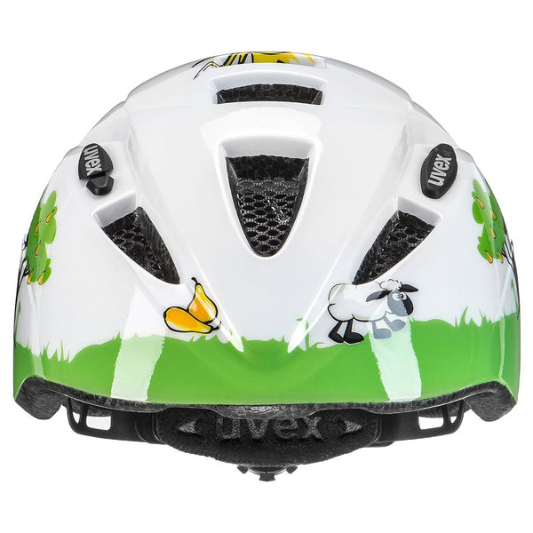 Children's Cycling Helmet Uvex Kid 2 White/Green Ship (Refurbished A+)