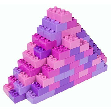 Construction set Pink (108 pcs) (Refurbished A+)