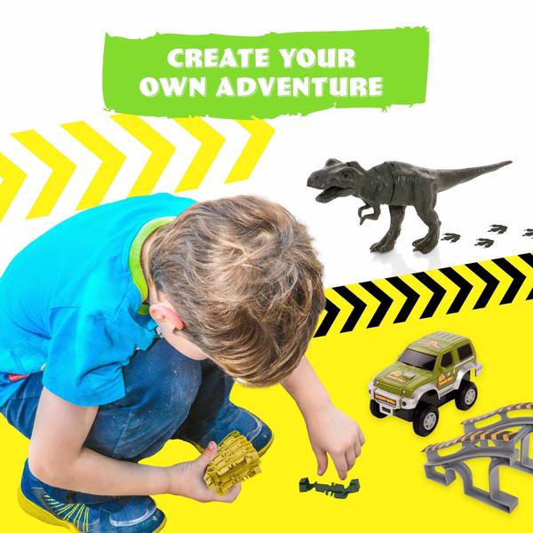 Playset Create-A-Track Jurassic Dino World (Reacondicionado B)